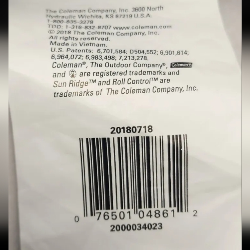 NEW Coleman Sleeping Bag Sun Ridge Adult Regular Durable Portable Comfort 40-60° - Picture 6 of 9